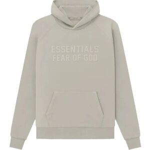 Fear of God ESSENTIALS Gray Bonded Hoodie Seal NWT!
